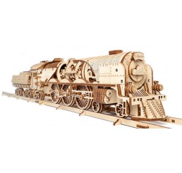 Ugears V-Express Steam Train with Tender