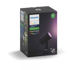 Philips Hue Outdoor Ambience Lily LED Light Extension Spike Black 8W