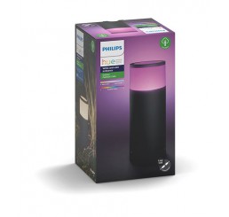 PHILIPS HUE OUTDOOR AMBIANCE CALLA LED LIGHT EXTENSION PEDESTAL BLACK 8W