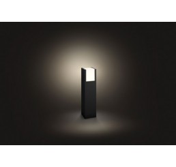 Philips Hue White Outdoor Fuzo Pedestal Black