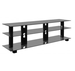 OMP 3 SHELF 42-70" TV TABLE BLACK KAIAPOI 1600