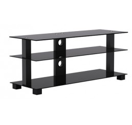 OMP 3 SHELF 37-55" TV TABLE BLACK  KAIAPOI 1200