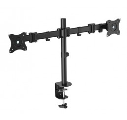 OMP Desk Mount Twin Arm 13-27" Momitor VESA 75/100 Mount