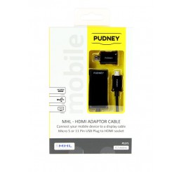 Pudney MHL 2.0 HDTV HDMI Adaptor Cable Black