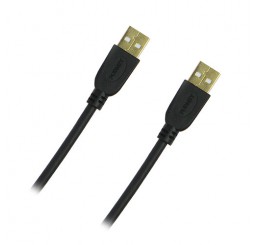 Pudney USB A Plug to A Plug V2.0 2 Metre Black