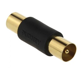 Pudney Coupler Coaxial TV Plug to Plug