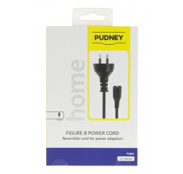 Pudney NZ 2 Pin Plug to Fig8 REV Socket 1.5 Metre