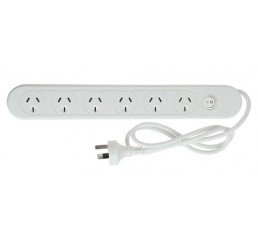 Pudney 6 Way Outlet with Overload Protection