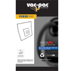 VacPac Vacuum Cleaner Microply Bag Y101