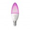 PHILIPS HUE COLOUR/WHITE 5.3W B39 CANDLE E14 BULB