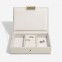 STACKERS CLASSIC MINI JEWELLERY BOX LIDDED OATMEAL