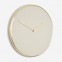 STACKERS WALL CLOCK OATMEAL