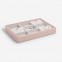 STACKERS CLASSIC 9 COMPARTMENT STATEMENT EARRING LAYER BLUSH