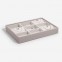 STACKERS CLASSIC 9 COMPARTMENT STATEMENT EARRING LAYER TAUPE