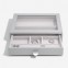 STACKERS CLASSIC DRAWER ALL IN ONE JEWELLERY BOX WITH GLASS LID PEBBLE GREY