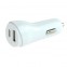 PUDNEY DUAL USB A/C CAR CHARGER 5V 3.4A WHITE