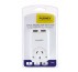 PUDNEY SINGLE SURGE PROTECTOR WITH 3.1A 2X USB PORTS